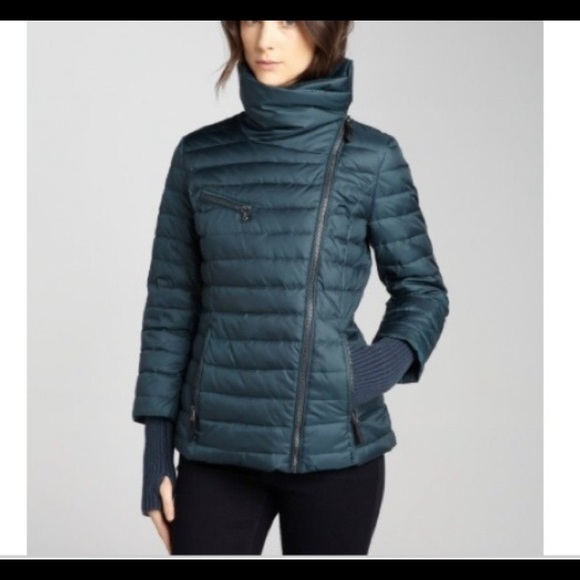 Marc New York / Andrew Marc Dark Teal Down Jacket - Picture 2 of 11